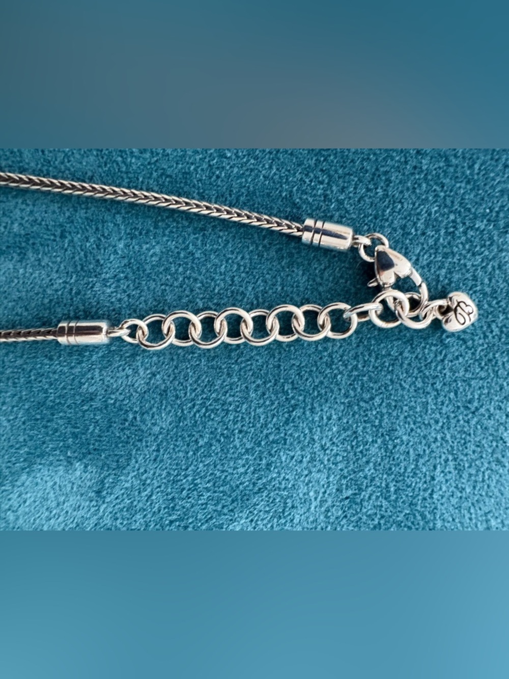 Brighton Sterling Silver Heart Charm Holder Accent - Silver - Picture 3 of 3